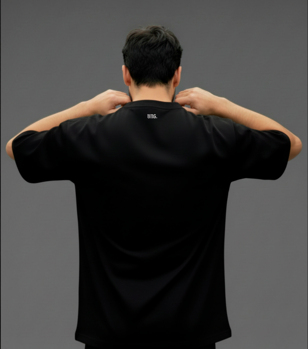 Camiseta Oversized Black Basic