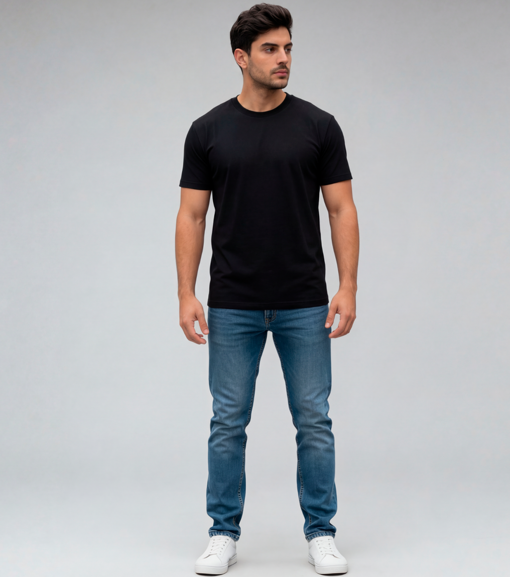 Camiseta T-Shirt Black Regular Básica