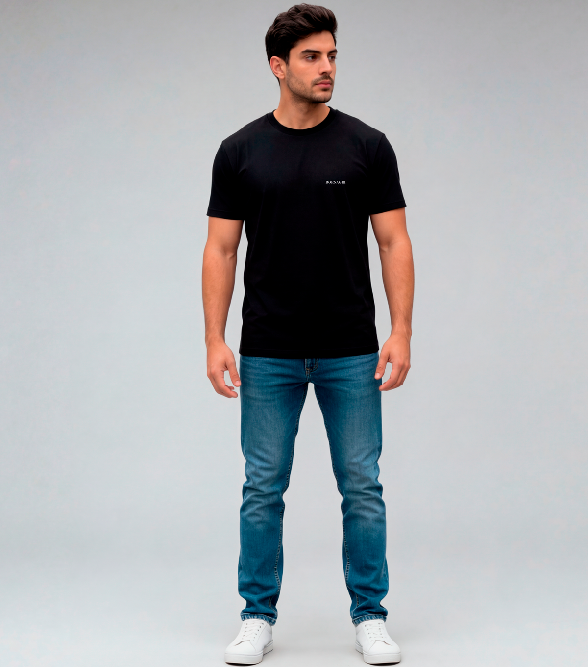 Camiseta T-Shirt Black Regular Pima