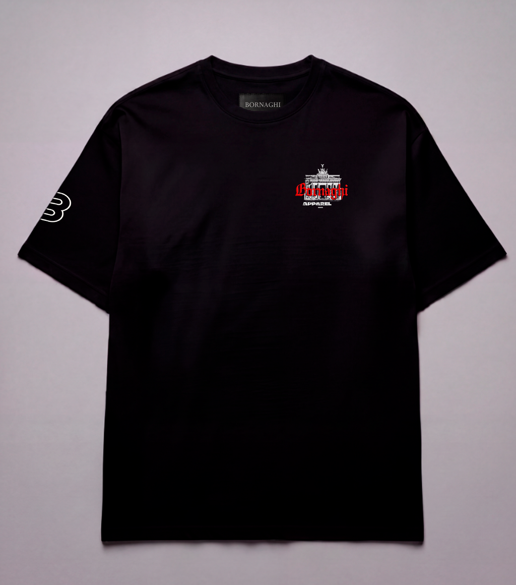 Camiseta Oversized Black Brandenburg