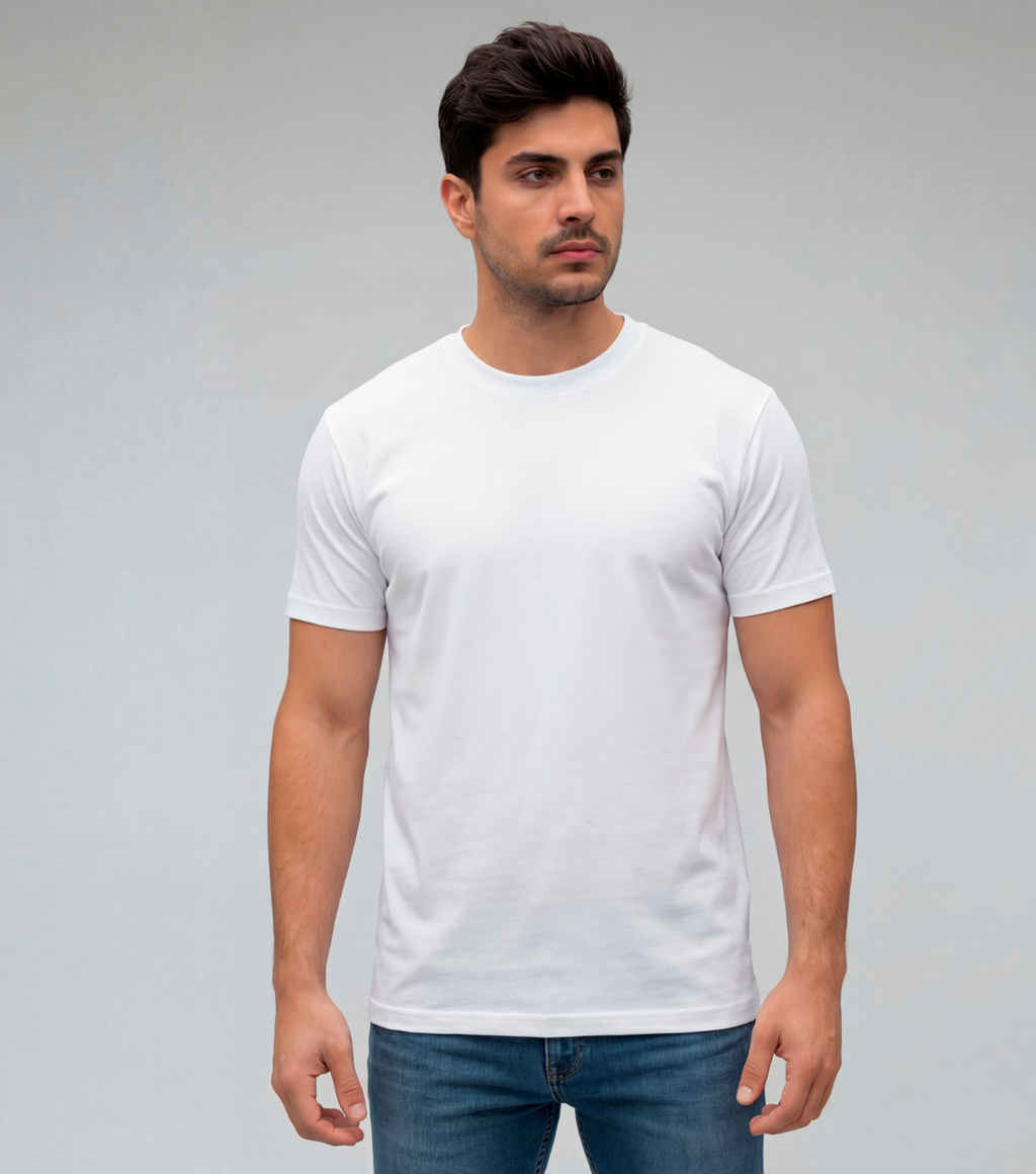 Camiseta T-Shirt White Regular Básica