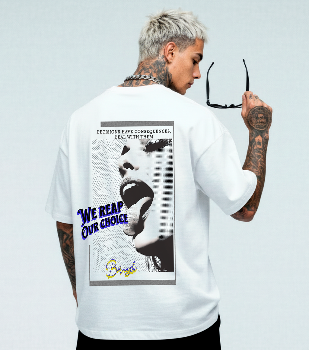 Camiseta Oversized White Choise