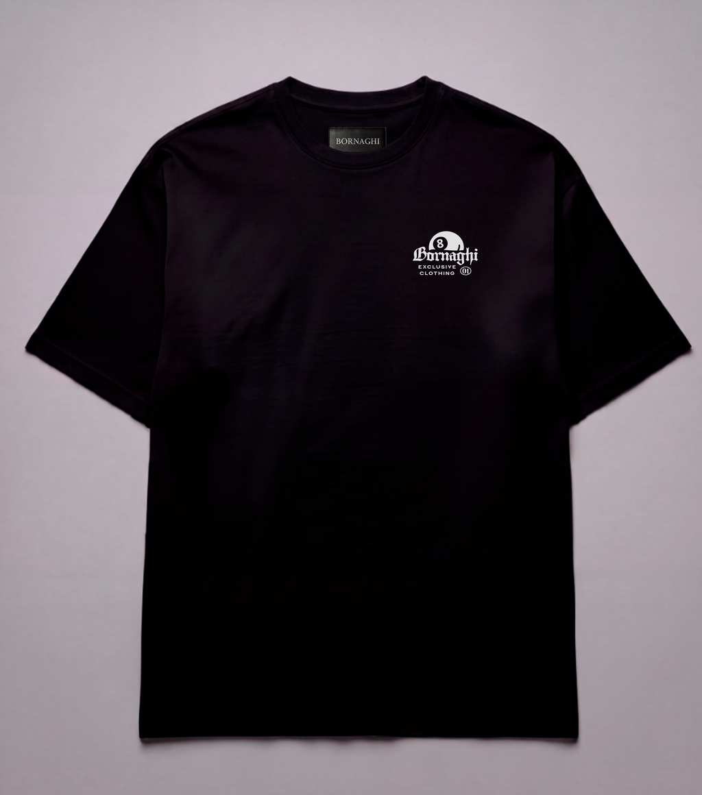 Camiseta Oversized Black Eight Mouse