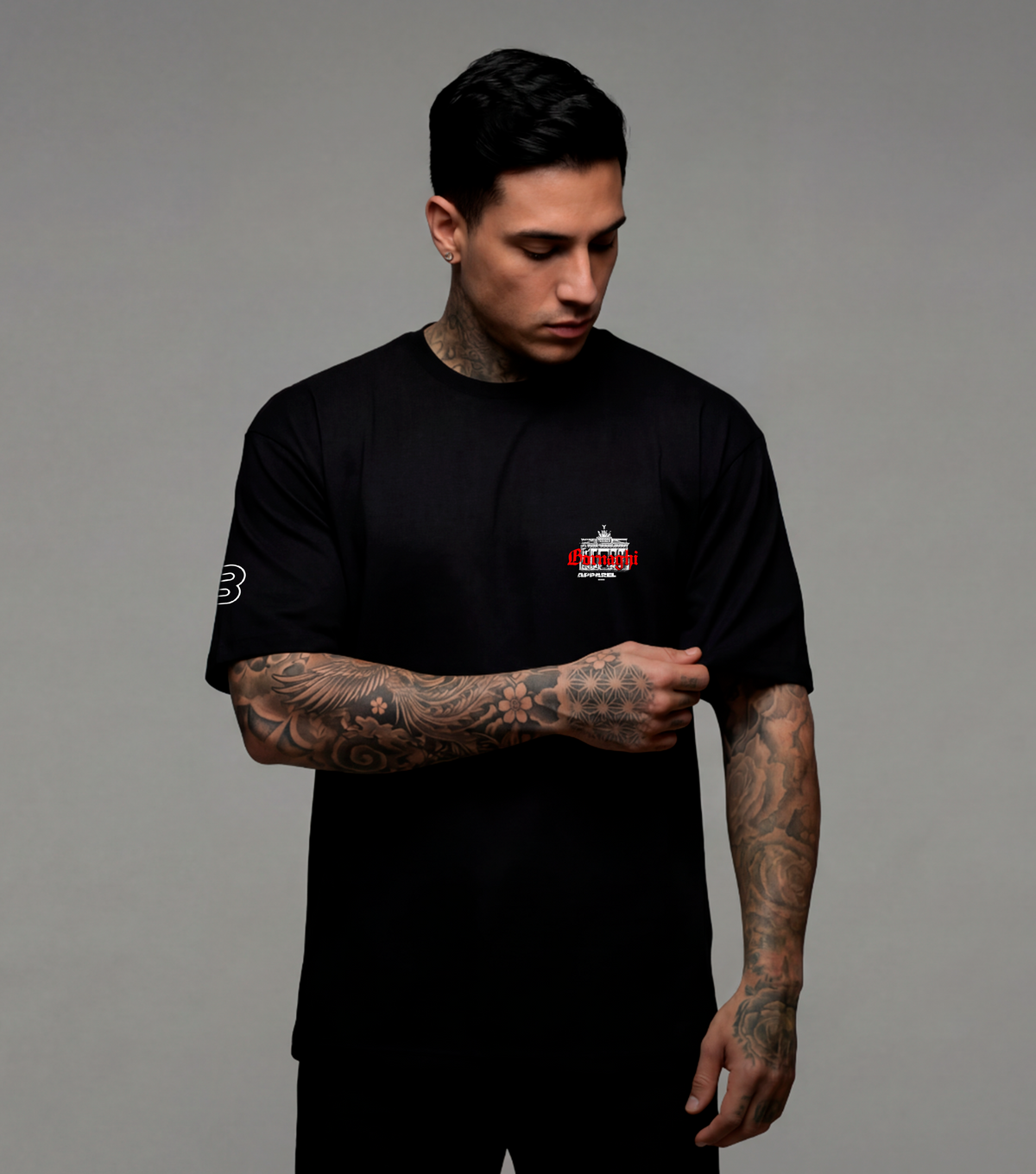 Camiseta Oversized Black Brandenburg