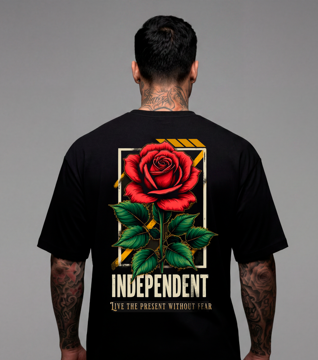 Camiseta Oversized Black Independent