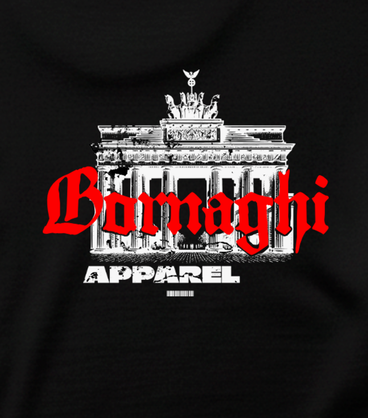 Camiseta Oversized Black Brandenburg