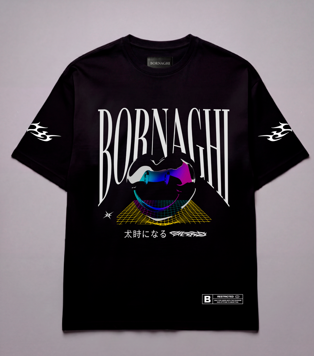 Camiseta Oversized Black Hearth Bold