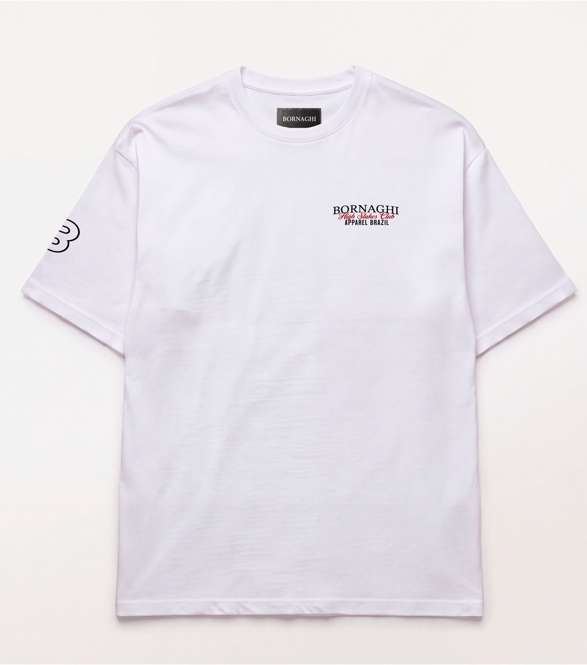 Camiseta Oversized White High Stakes