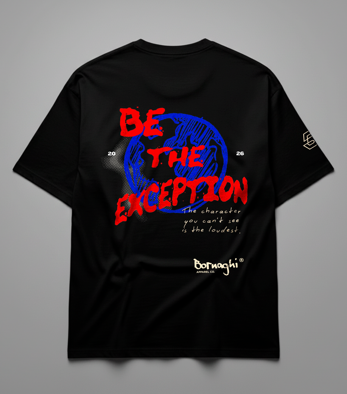 Camiseta Oversized Black Exception