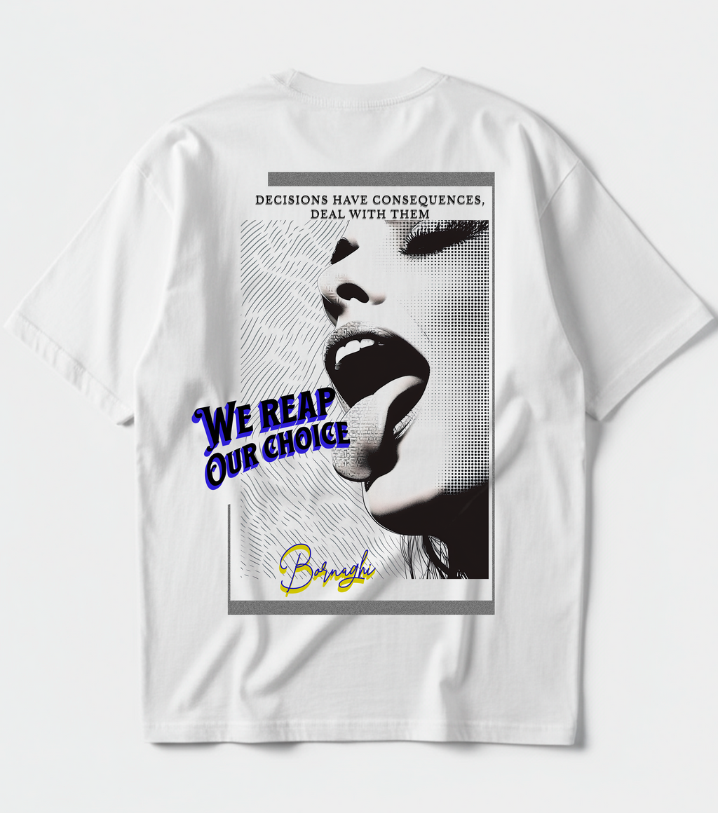 Camiseta Oversized White Choise