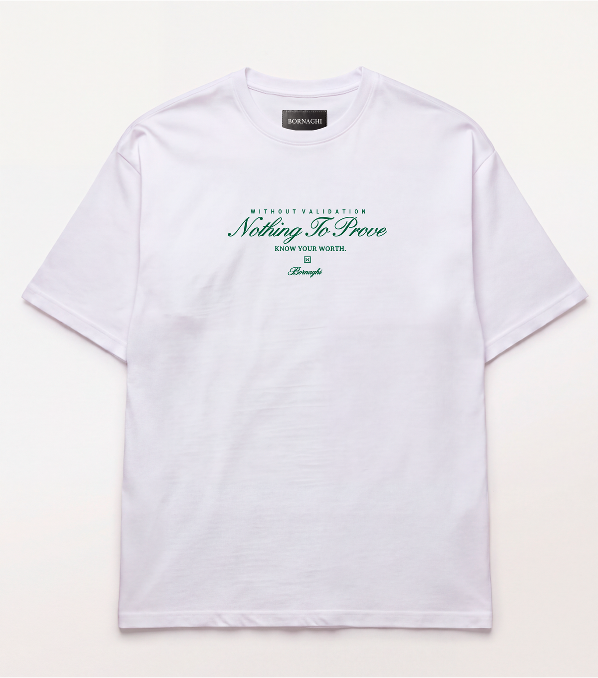 Camiseta Oversized White Know Your Worth