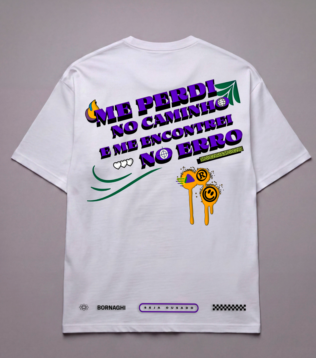Camiseta Oversized Perdido no Erro