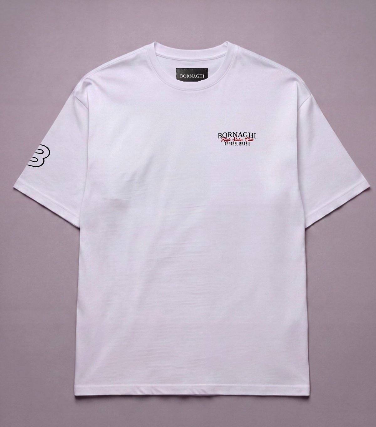 Camiseta Oversized White High Stakes