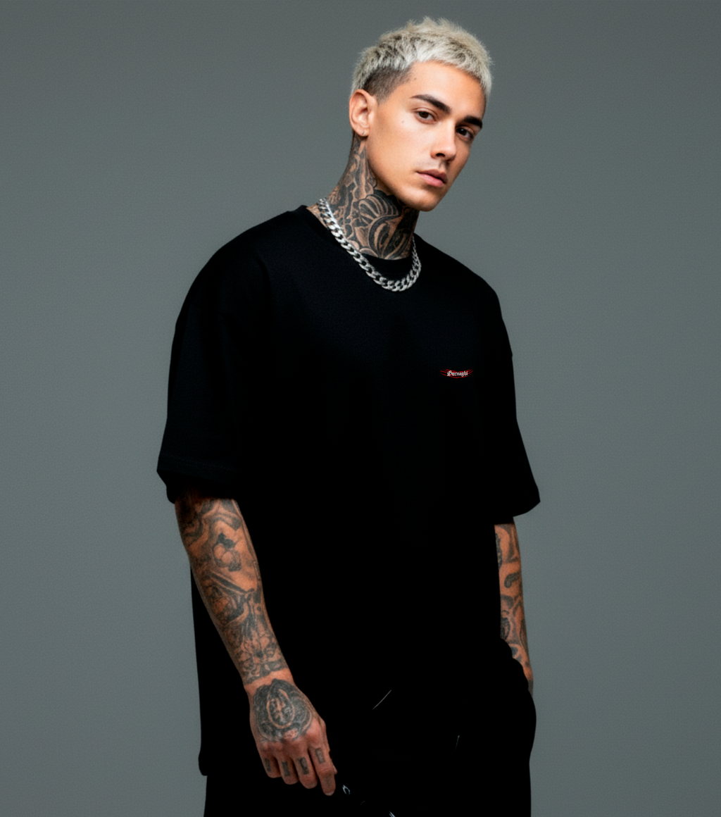 Camiseta Oversized Black Tiger Esc