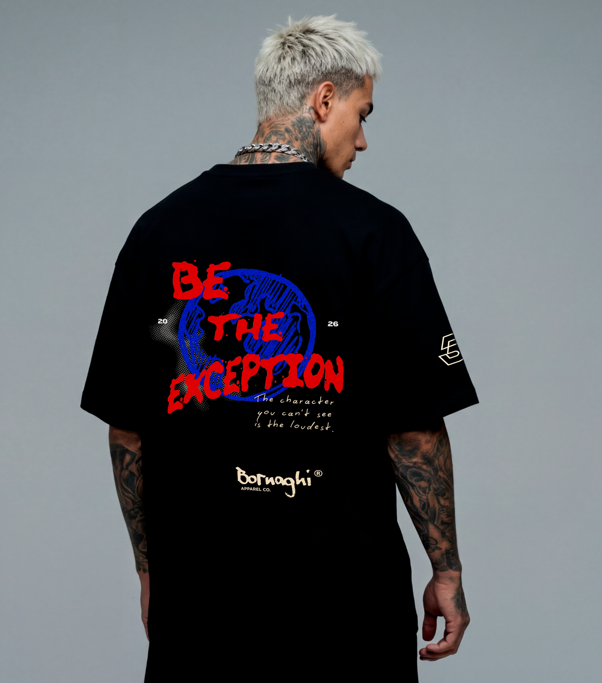 Camiseta Oversized Black Exception