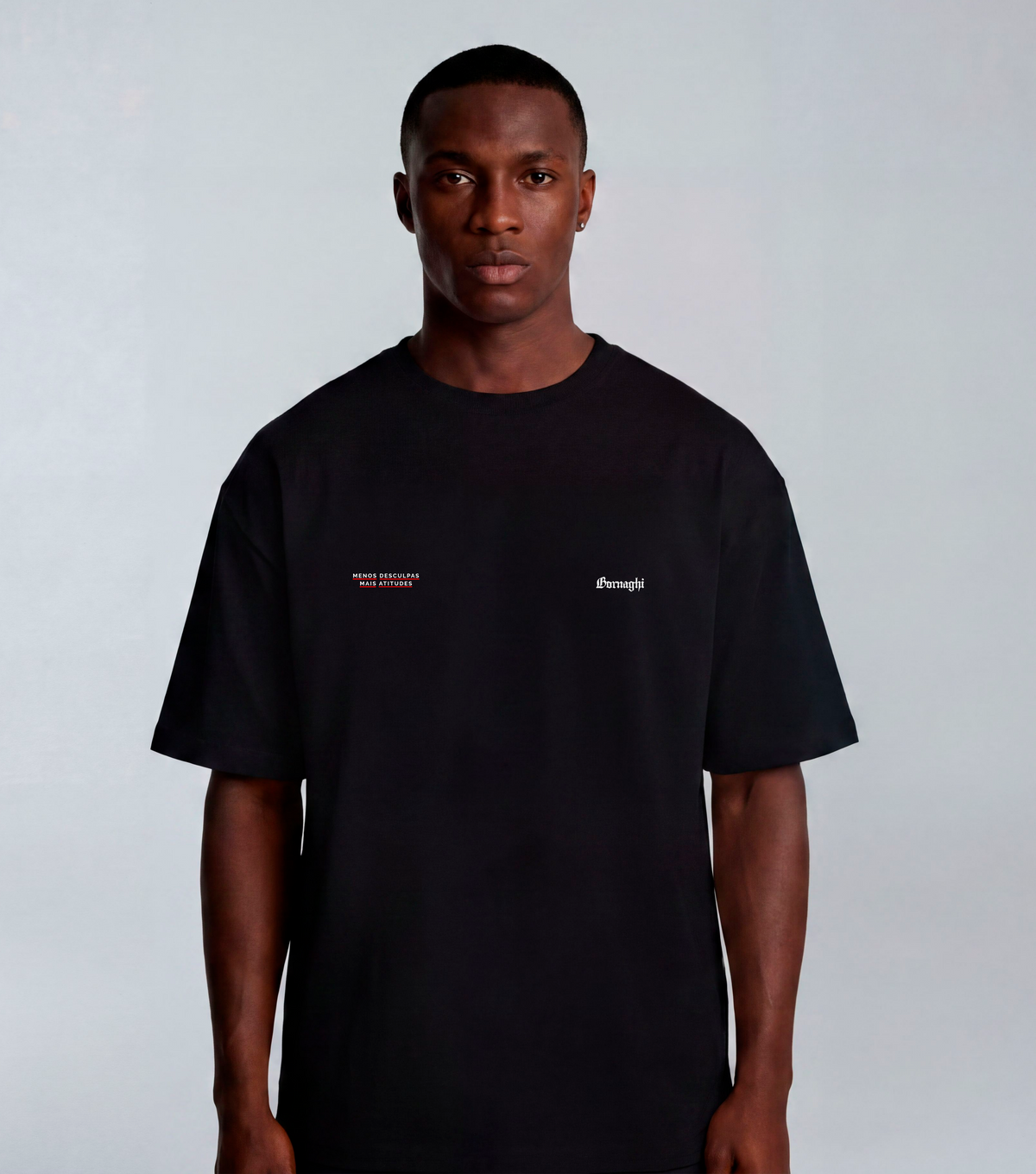 Camiseta Oversized Black Word Search