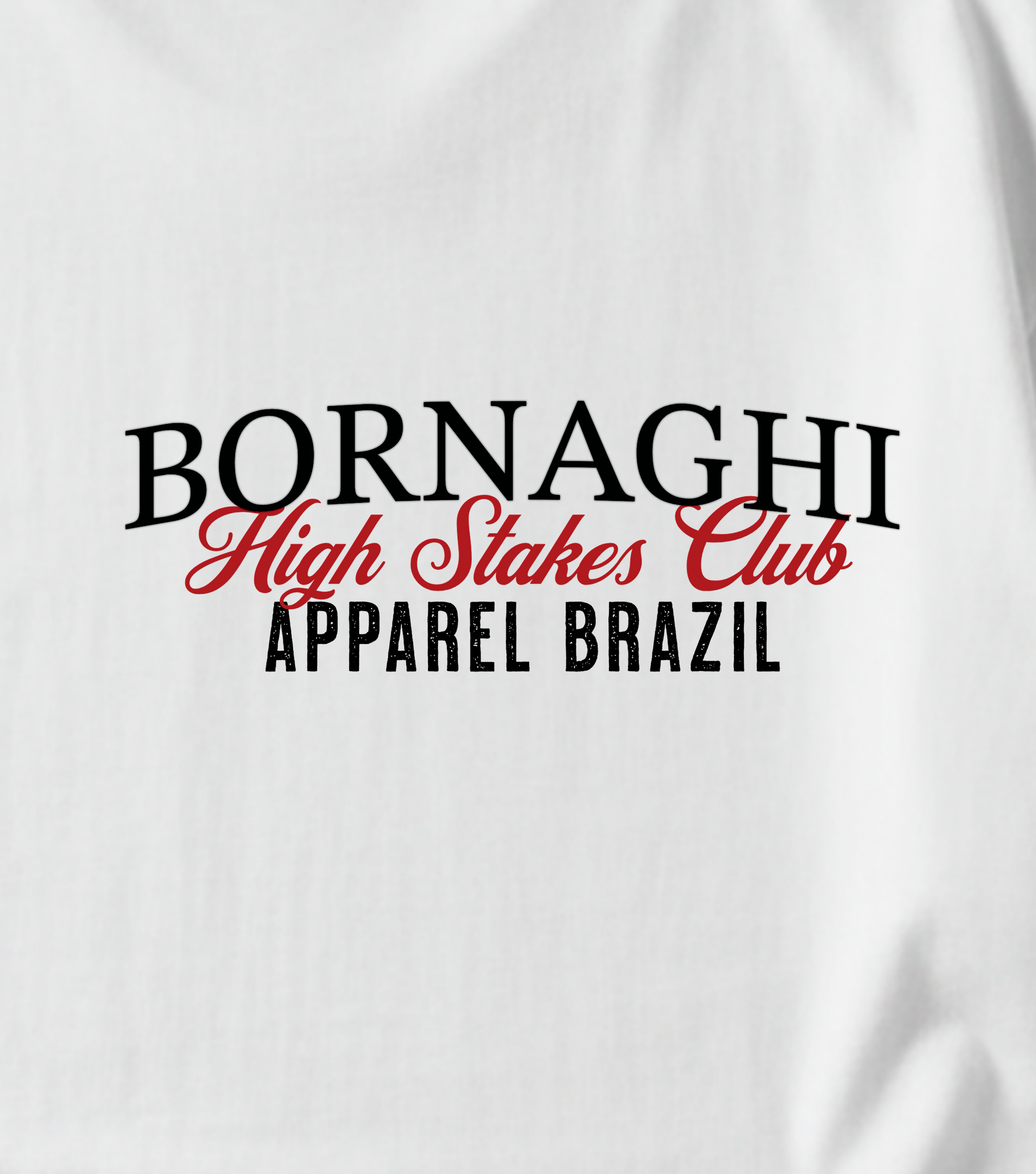 Camiseta Oversized White High Stakes