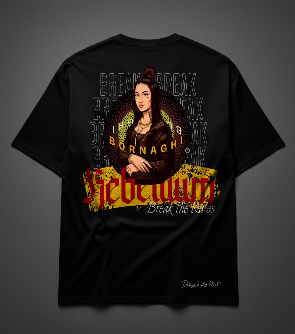 Camiseta Oversized Monalisa